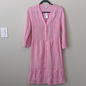 Spring Midi Dress pink
